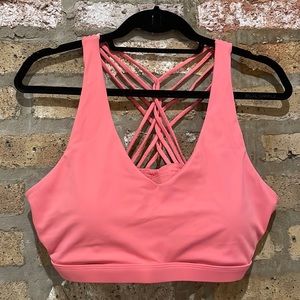Fabletics Pink Sports Bra (XL)